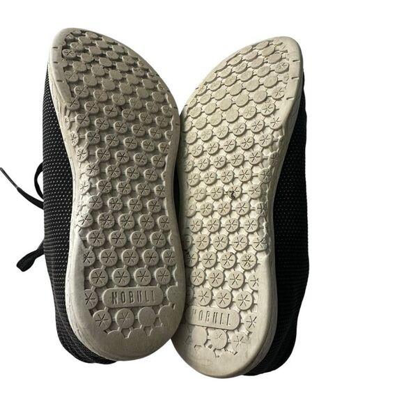 NoBull Canvas Trainer Black Low Top Lace Up Crossfit women’s 8 reflective shoe - Picture 8 of 9